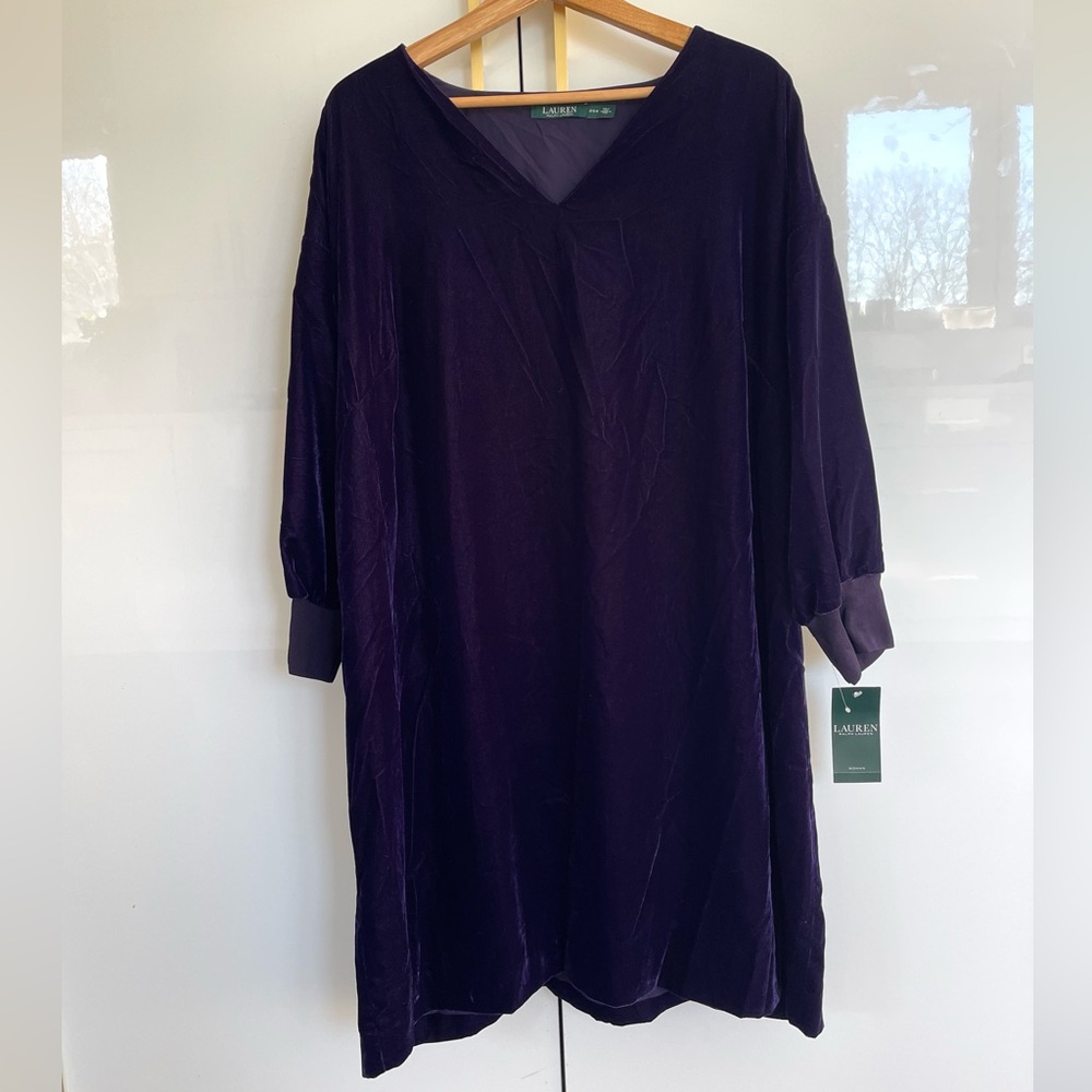 Ralph Lauren velvet dress size 20W